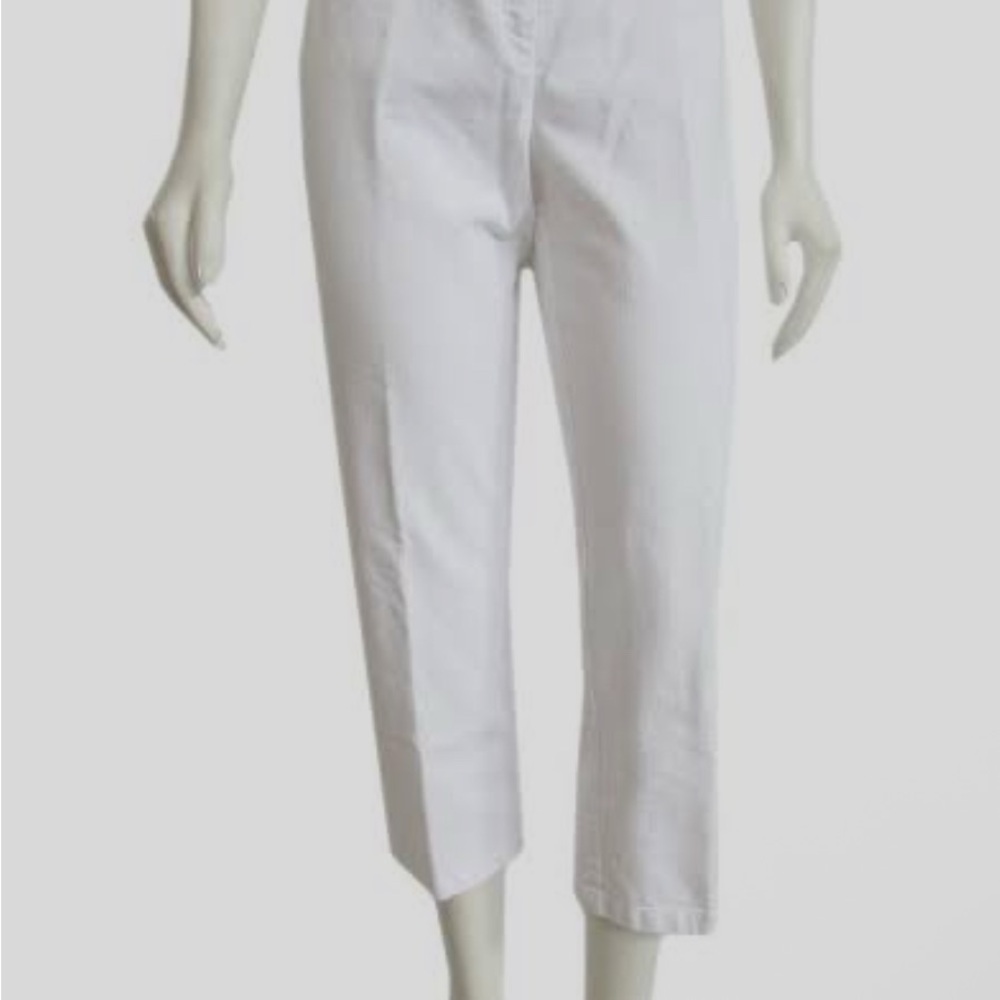 Lafayette 148 Manhattan White Crop
